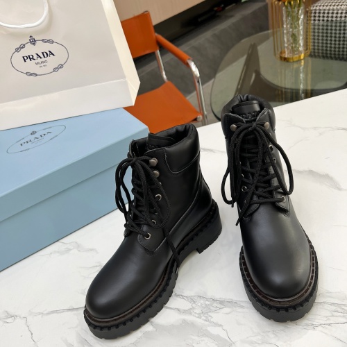 Replica Prada Boots For Women #1256351 $112.00 USD for Wholesale