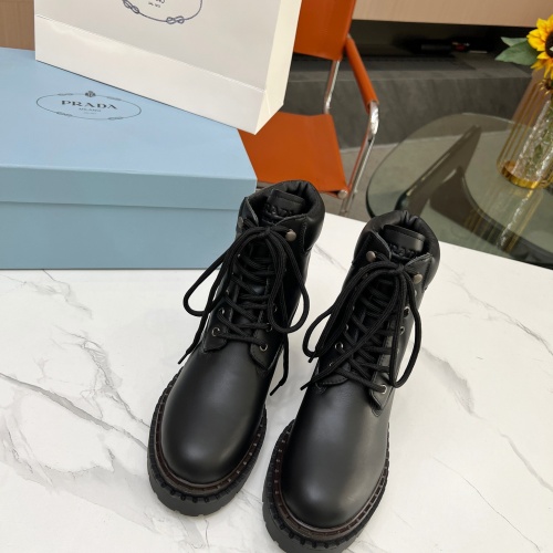 Replica Prada Boots For Women #1256351 $112.00 USD for Wholesale