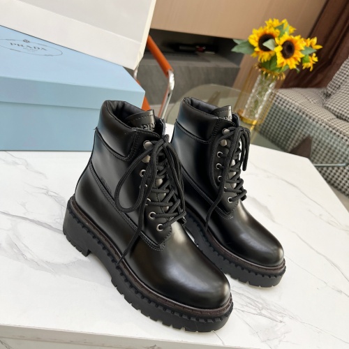 Wholesale Prada Boots For Women #1256352 $112.00 USD, Wholesale Quality Replica Prada Boots