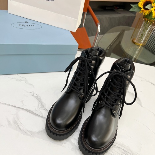 Replica Prada Boots For Women #1256352 $112.00 USD for Wholesale