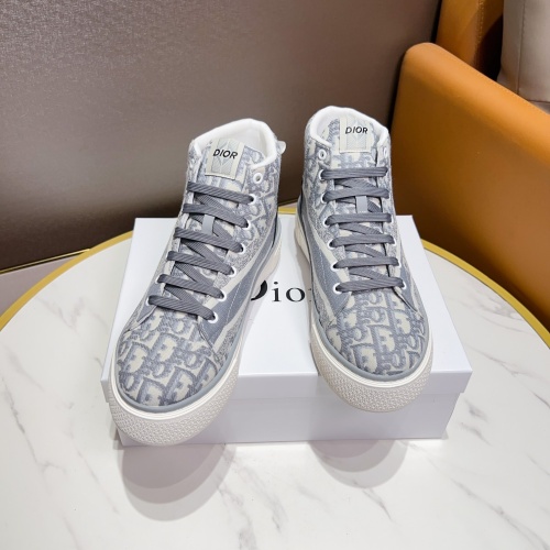 Replica Christian Dior High Top Shoes For Men #1256361 $80.00 USD for Wholesale