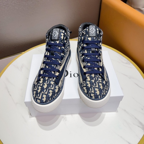 Replica Christian Dior High Top Shoes For Men #1256362 $80.00 USD for Wholesale