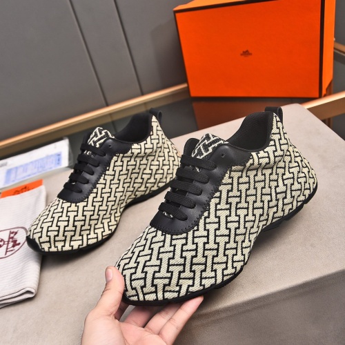 Wholesale Hermes Casual Shoes For Men #1256369 $100.00 USD, Wholesale Quality Replica Hermes Casual Shoes