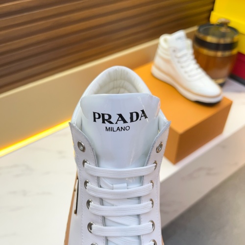 Replica Prada High Top Shoes For Men #1256410 $80.00 USD for Wholesale