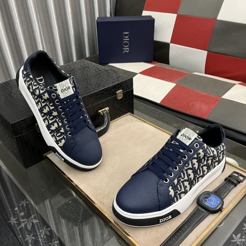 Replica Christian Dior Casual Shoes For Men #1256415 $76.00 USD for Wholesale