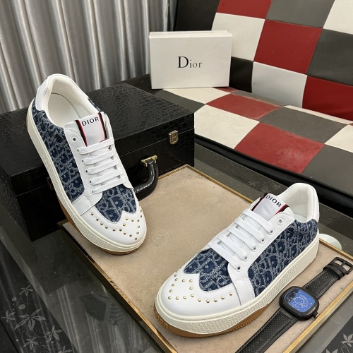 Replica Christian Dior Casual Shoes For Men #1256465 $76.00 USD for Wholesale