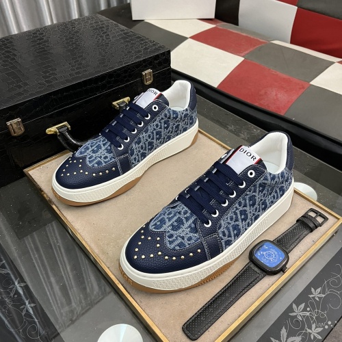 Wholesale Christian Dior Casual Shoes For Men #1256466 $76.00 USD, Wholesale Quality Replica Christian Dior Casual Shoes