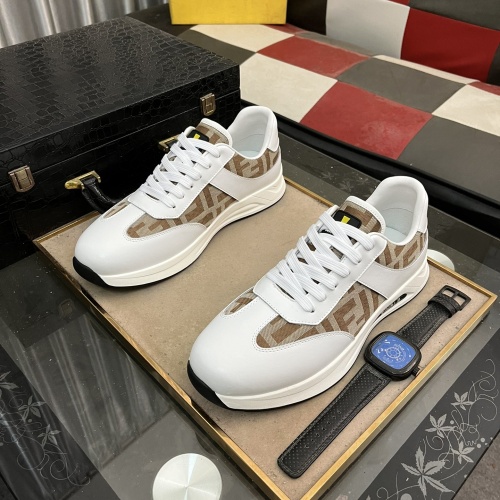 Wholesale Fendi Casual Shoes For Men #1256489 $76.00 USD, Wholesale Quality Replica Fendi Casual Shoes