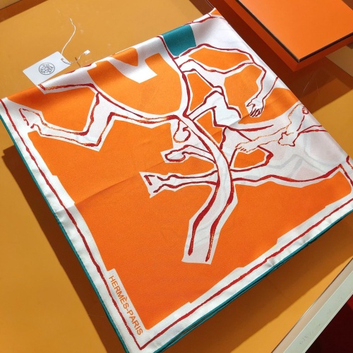 Replica Hermes Silk Square #1256504 $52.00 USD for Wholesale