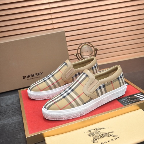 Wholesale Burberry Casual Shoes For Men #1256512 $88.00 USD, Wholesale Quality Replica Burberry Casual Shoes