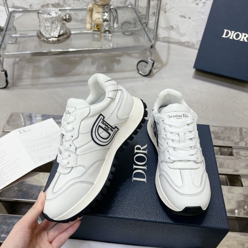 Replica Christian Dior Casual Shoes For Women #1256536 $105.00 USD for Wholesale