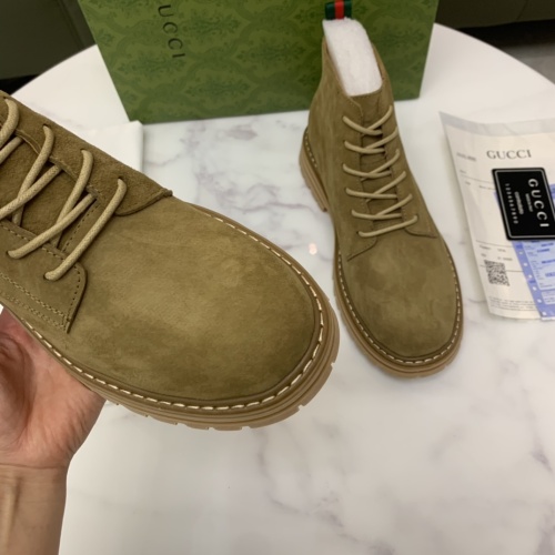 Replica Gucci Boots For Men #1256559 $96.00 USD for Wholesale