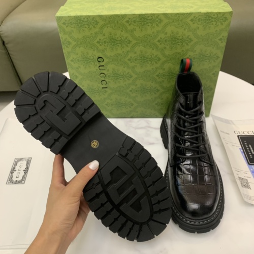 Replica Gucci Boots For Men #1256564 $96.00 USD for Wholesale