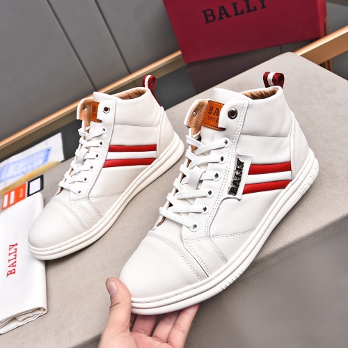 Replica Bally High-Tops Shoes For Men #1256660 $85.00 USD for Wholesale