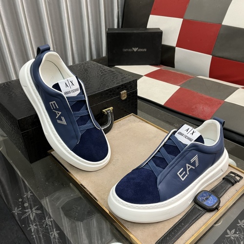 Replica Armani Casual Shoes For Men #1256716 $85.00 USD for Wholesale