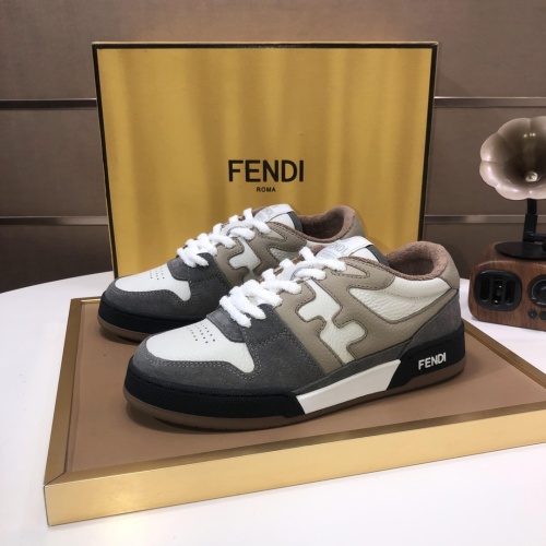 Wholesale Fendi Casual Shoes For Women #1256728 $105.00 USD, Wholesale Quality Replica Fendi Casual Shoes