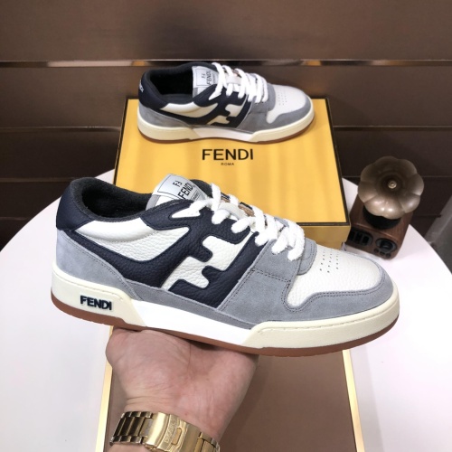 Replica Fendi Casual Shoes For Men #1256730 $105.00 USD for Wholesale