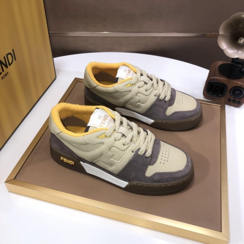 Replica Fendi Casual Shoes For Men #1256736 $105.00 USD for Wholesale