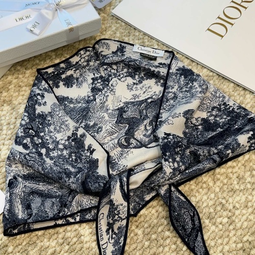 Replica Christian Dior Silk Scarf #1256739 $56.00 USD for Wholesale