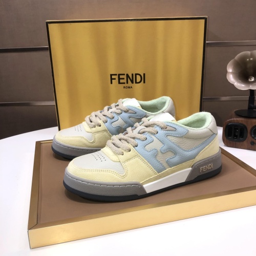 Wholesale Fendi Casual Shoes For Women #1256740 $105.00 USD, Wholesale Quality Replica Fendi Casual Shoes