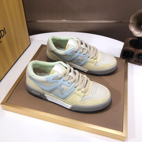 Replica Fendi Casual Shoes For Women #1256740 $105.00 USD for Wholesale