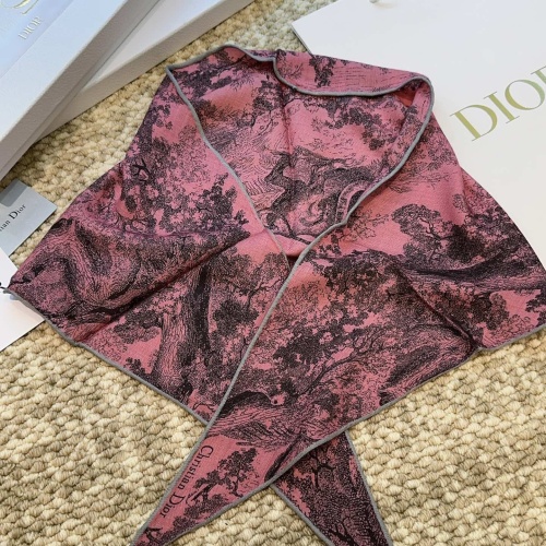 Wholesale Christian Dior Silk Scarf #1256742 $56.00 USD, Wholesale Quality Replica Christian Dior Scarf