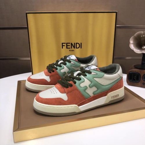 Wholesale Fendi Casual Shoes For Women #1256743 $105.00 USD, Wholesale Quality Replica Fendi Casual Shoes