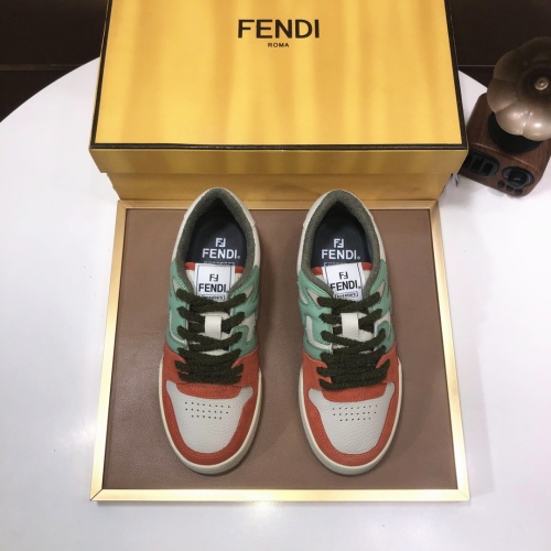 Replica Fendi Casual Shoes For Women #1256743 $105.00 USD for Wholesale