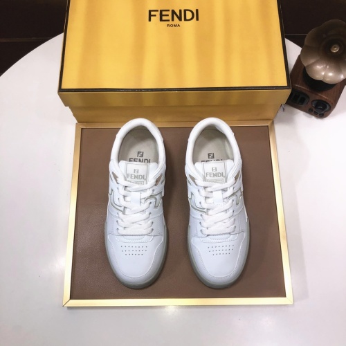 Replica Fendi Casual Shoes For Men #1256744 $105.00 USD for Wholesale