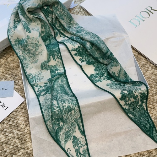 Replica Christian Dior Silk Scarf #1256745 $56.00 USD for Wholesale