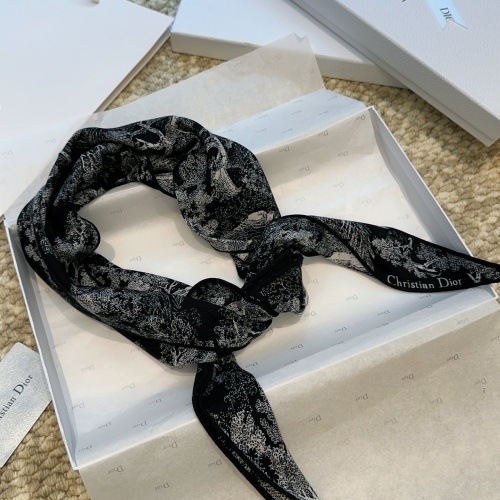 Replica Christian Dior Silk Scarf #1256747 $56.00 USD for Wholesale