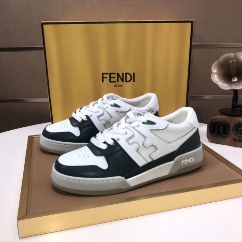 Wholesale Fendi Casual Shoes For Men #1256748 $105.00 USD, Wholesale Quality Replica Fendi Casual Shoes