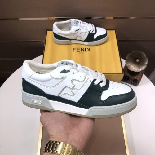 Replica Fendi Casual Shoes For Men #1256748 $105.00 USD for Wholesale