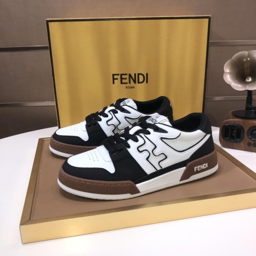 Wholesale Fendi Casual Shoes For Men #1256751 $105.00 USD, Wholesale Quality Replica Fendi Casual Shoes