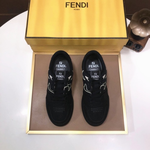 Replica Fendi Casual Shoes For Women #1256756 $105.00 USD for Wholesale