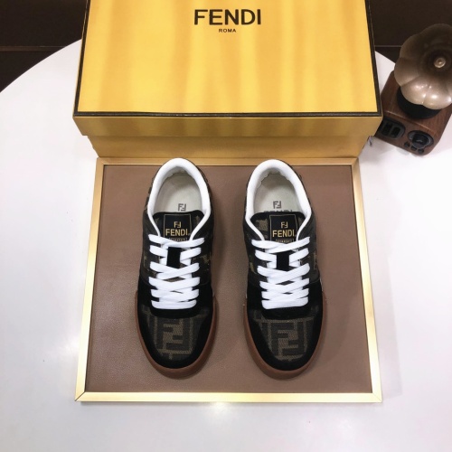 Replica Fendi Casual Shoes For Women #1256763 $105.00 USD for Wholesale