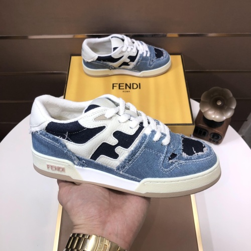 Replica Fendi Casual Shoes For Women #1256769 $105.00 USD for Wholesale