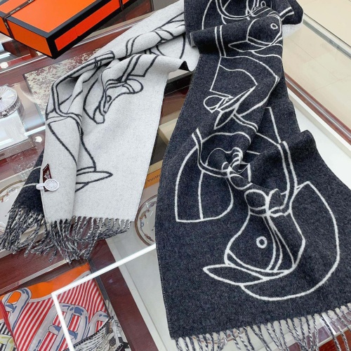 Replica Hermes Scarf #1256776 $48.00 USD for Wholesale