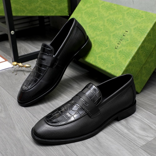 Wholesale Gucci Oxfords Shoes For Men #1256812 $82.00 USD, Wholesale Quality Replica Gucci Oxfords Shoes