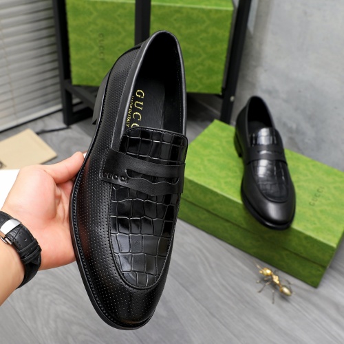 Replica Gucci Oxfords Shoes For Men #1256812 $82.00 USD for Wholesale