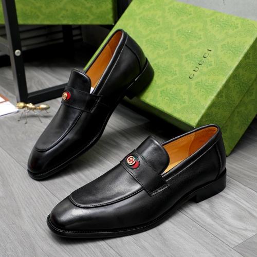 Wholesale Gucci Oxfords Shoes For Men #1256813 $82.00 USD, Wholesale Quality Replica Gucci Oxfords Shoes