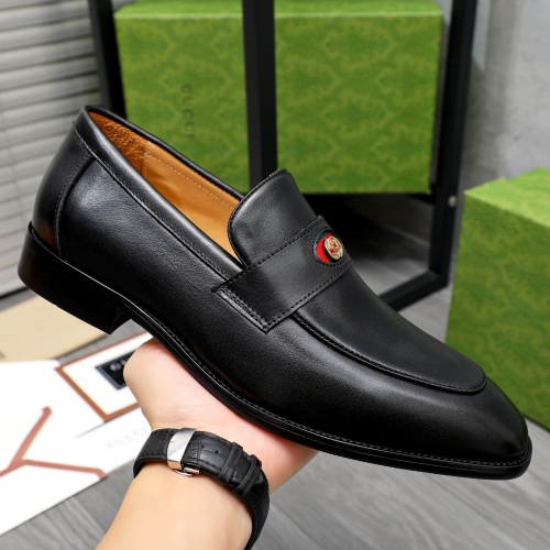 Replica Gucci Oxfords Shoes For Men #1256813 $82.00 USD for Wholesale