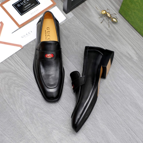 Replica Gucci Oxfords Shoes For Men #1256813 $82.00 USD for Wholesale