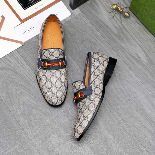 Replica Gucci Oxfords Shoes For Men #1256814 $88.00 USD for Wholesale