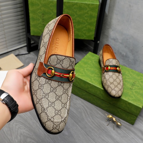 Replica Gucci Oxfords Shoes For Men #1256815 $88.00 USD for Wholesale