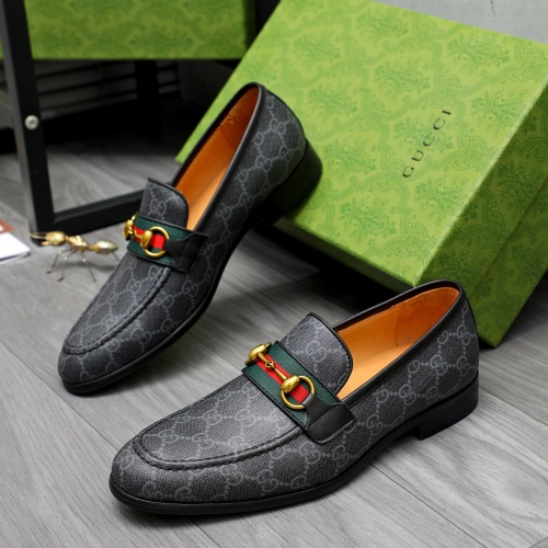 Wholesale Gucci Oxfords Shoes For Men #1256816 $88.00 USD, Wholesale Quality Replica Gucci Oxfords Shoes