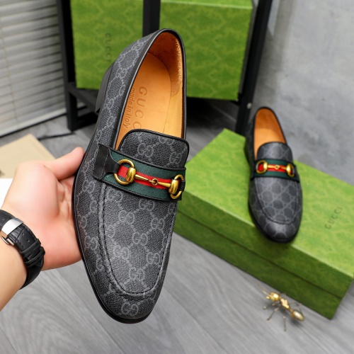 Replica Gucci Oxfords Shoes For Men #1256816 $88.00 USD for Wholesale