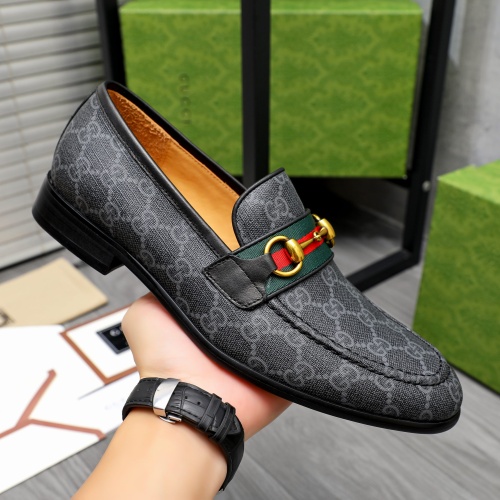 Replica Gucci Oxfords Shoes For Men #1256816 $88.00 USD for Wholesale