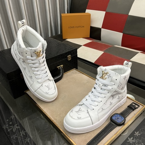 Wholesale Louis Vuitton High Tops Shoes For Men #1256821 $80.00 USD, Wholesale Quality Replica Louis Vuitton High Tops Shoes