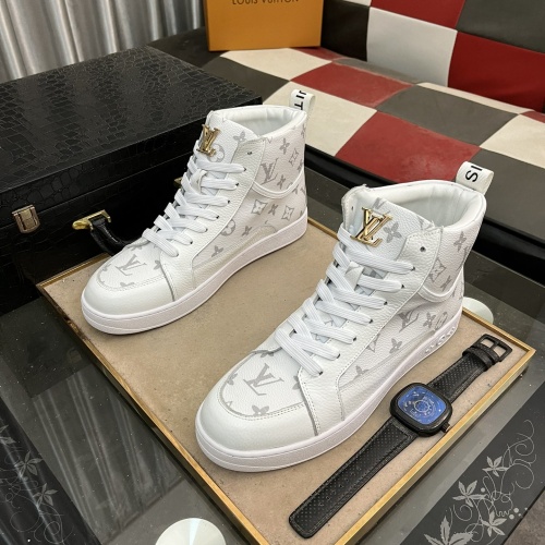 Replica Louis Vuitton High Tops Shoes For Men #1256821 $80.00 USD for Wholesale